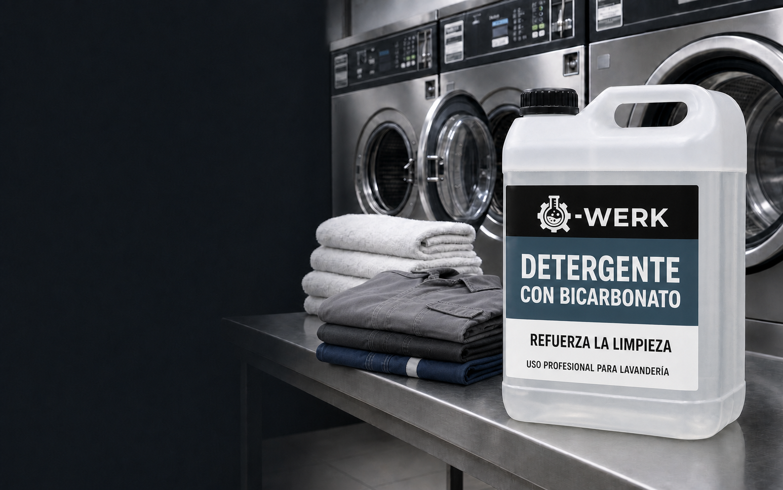 Detergente con bicarbonato Q-WERK